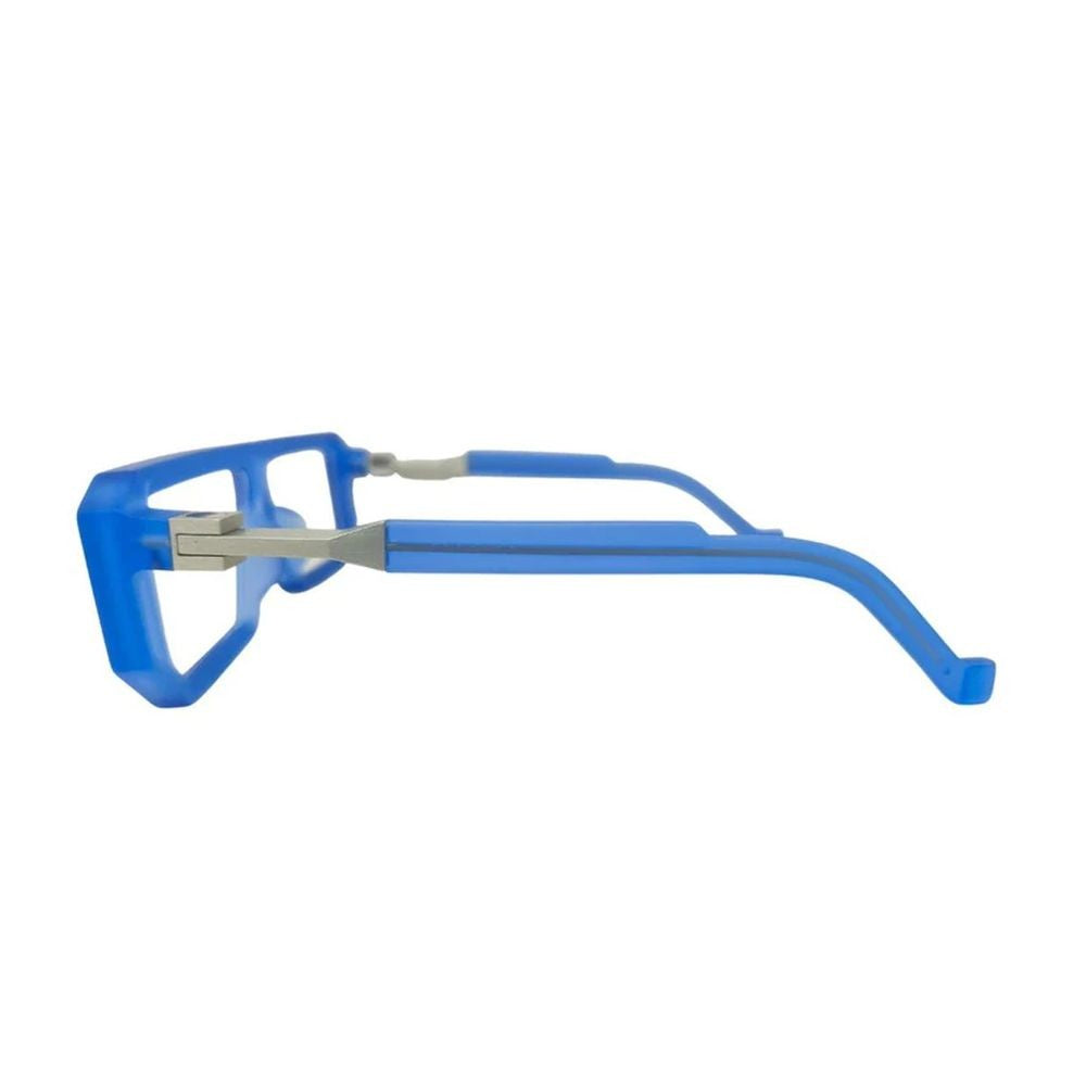 Vava Bl0030 Black Label Matte Crystal Blue Rectangular Sunglasses