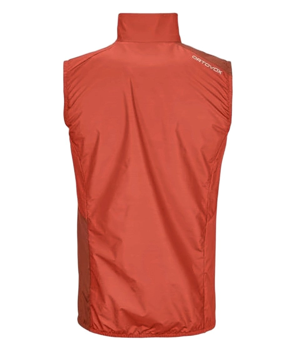 Ortovox High Collar Sleeveless Vest With Color-Block Design