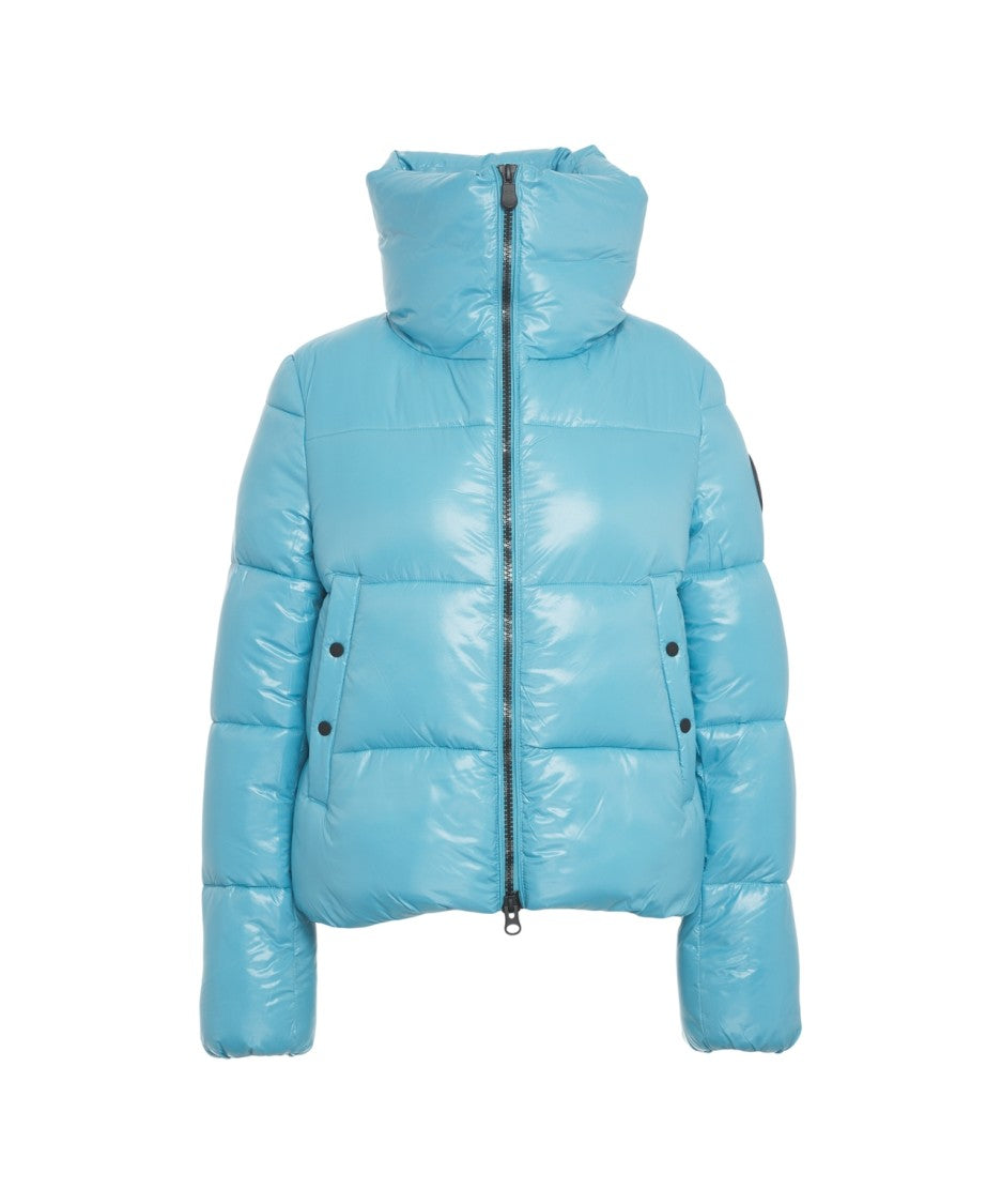 Save The Duck High-Collar Quilted Puffer Jacket With Plumtech Insulation