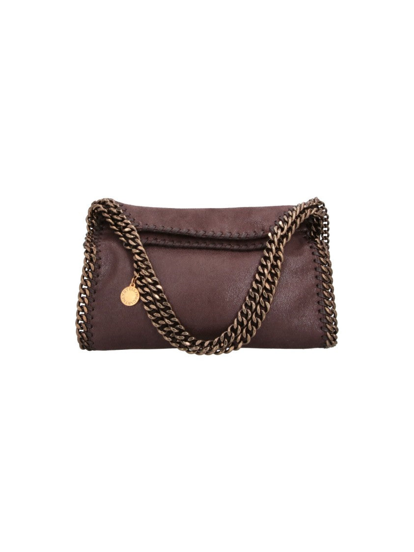 Stella Mccartney Brown Falabella Mini Faux Leather Tote Bag