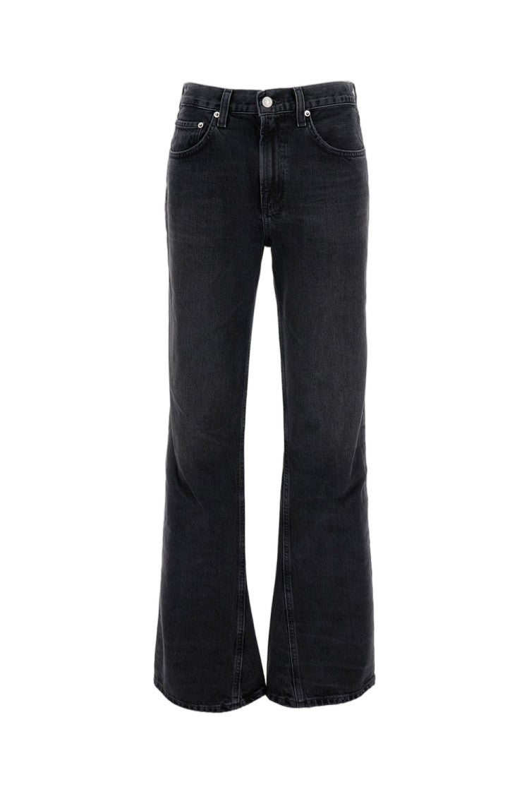 Agolde Wide-Leg Five-Pocket Denim Jeans With Relaxed Fit