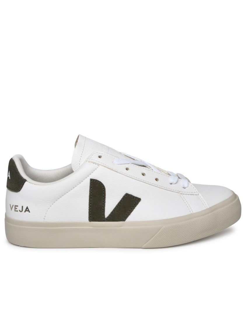 Veja Ivory Chromefree Leather Field Sneakers