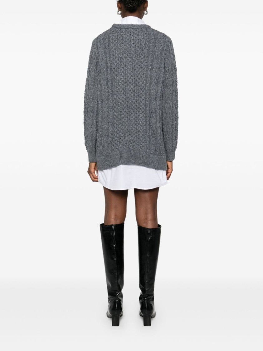 Staud Grey Aldrin Dress