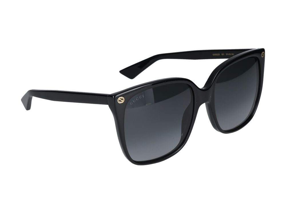 Gucci Sunglasses Gg0022s 001 Black Black Grey 57/18/140