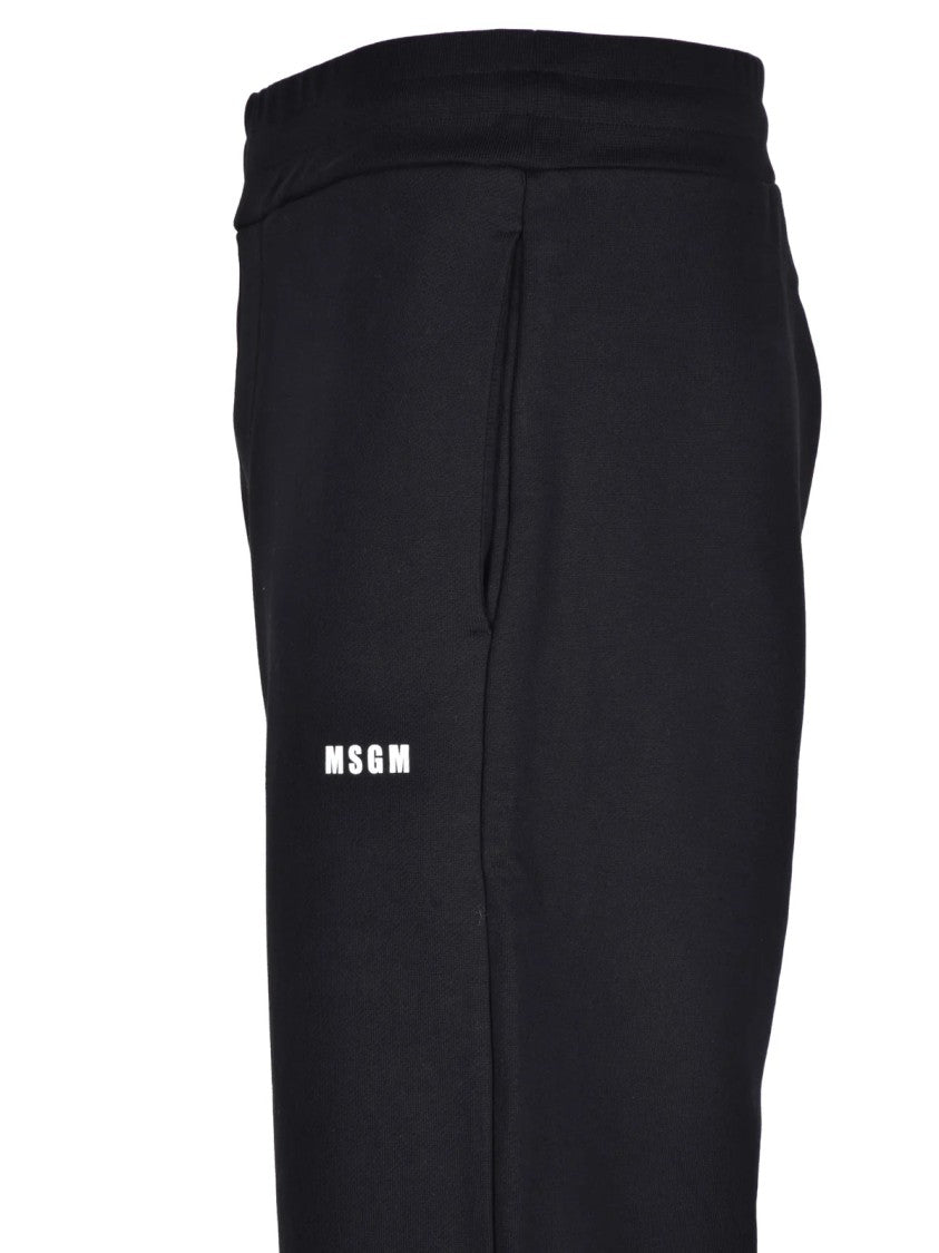 Msgm Relaxed Fit Track Trousers With Elastic Waistband