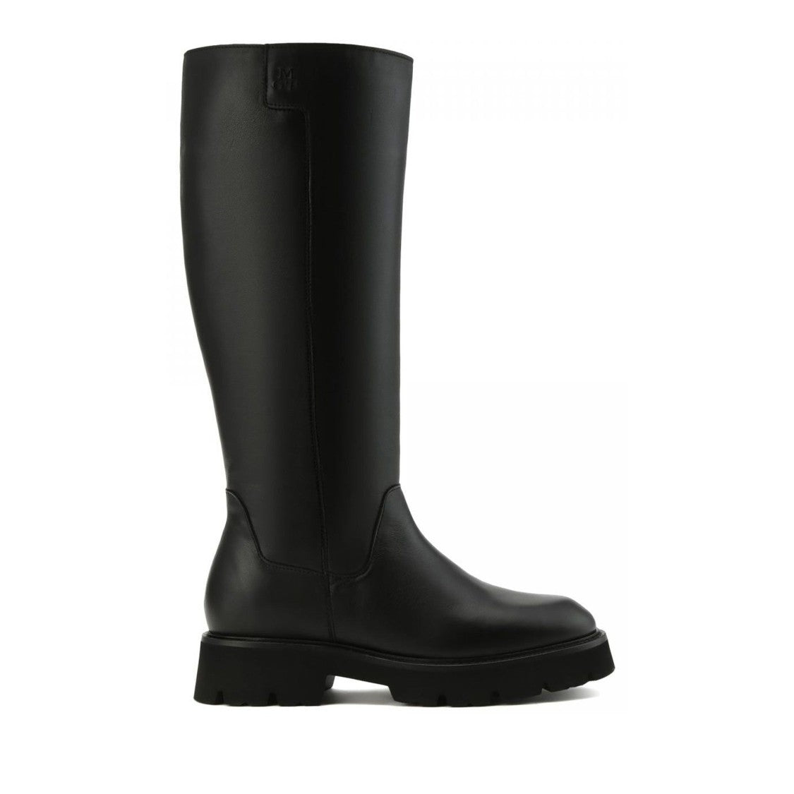 Marc O'polo Black Giulia 4A Leather Tall Chunky Sole Boots