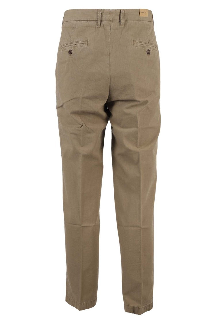 Tela Genova Mid-Rise Cotton Casual Pants