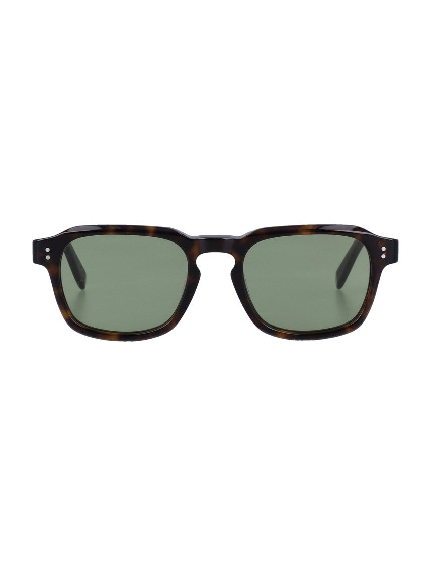 Retrosuperfuture Rectangular Tortoiseshell Sunglasses With Thick Rims