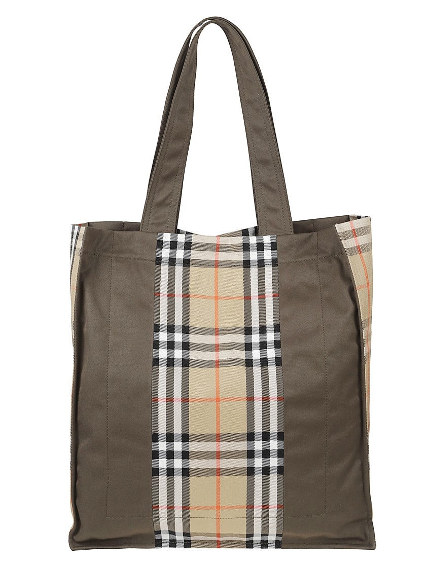 Burberry Structured Rectangular Tote Bag