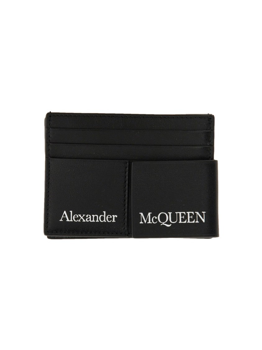 Alexander Mcqueen Card Holder With Logo