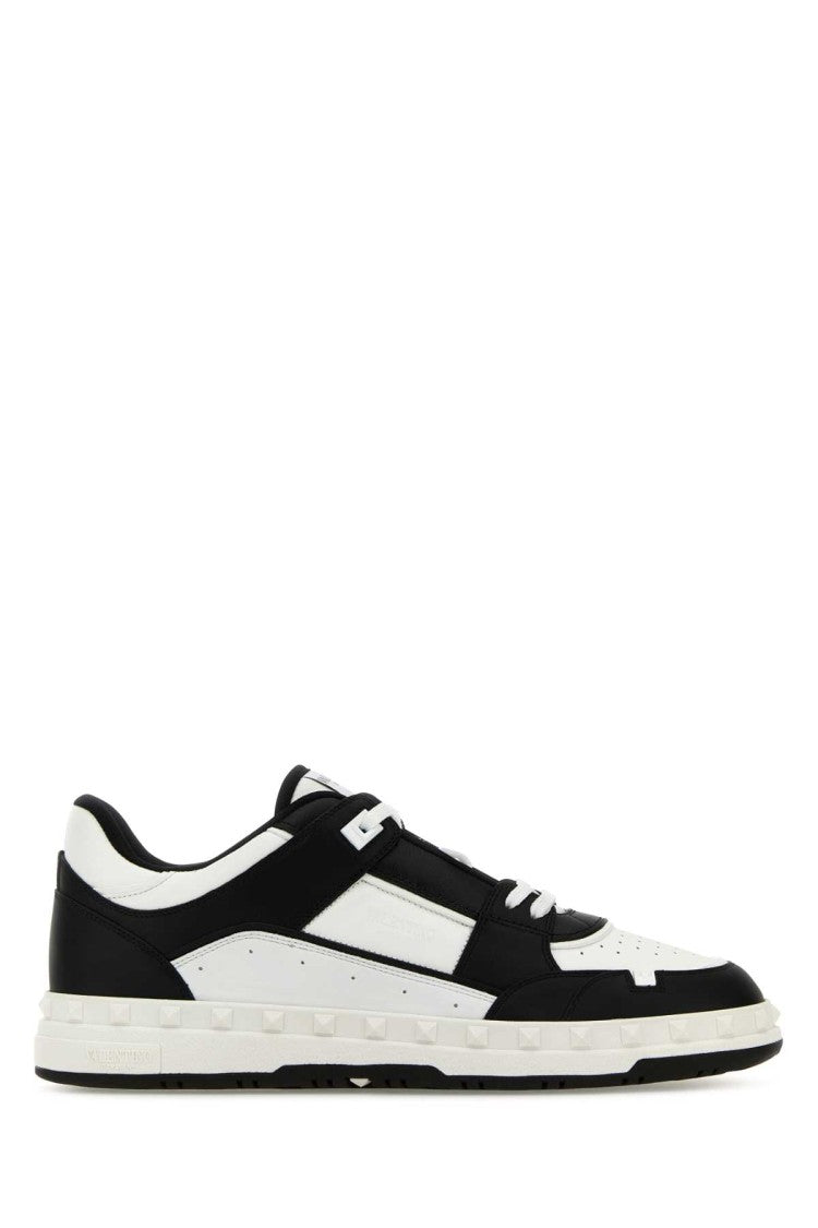 Valentino Garavani Two-Tone Leather Freedots Sneakers