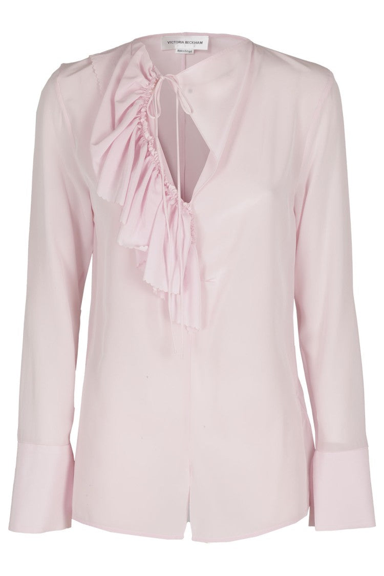 Victoria Beckham Romantic Ruffle Blouse