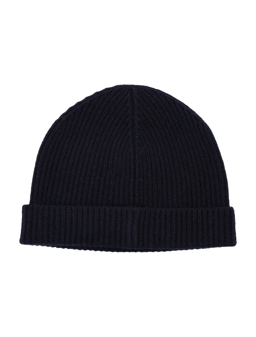 Extreme Cashmere Simple Neutrals Beanie Hat With Folded Brim