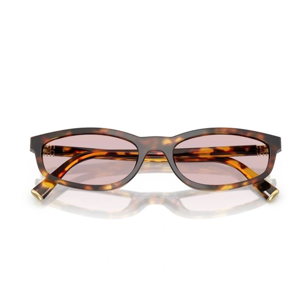 Miu Miu 0Mu A06s Geometric Honey Havana Sunglasses