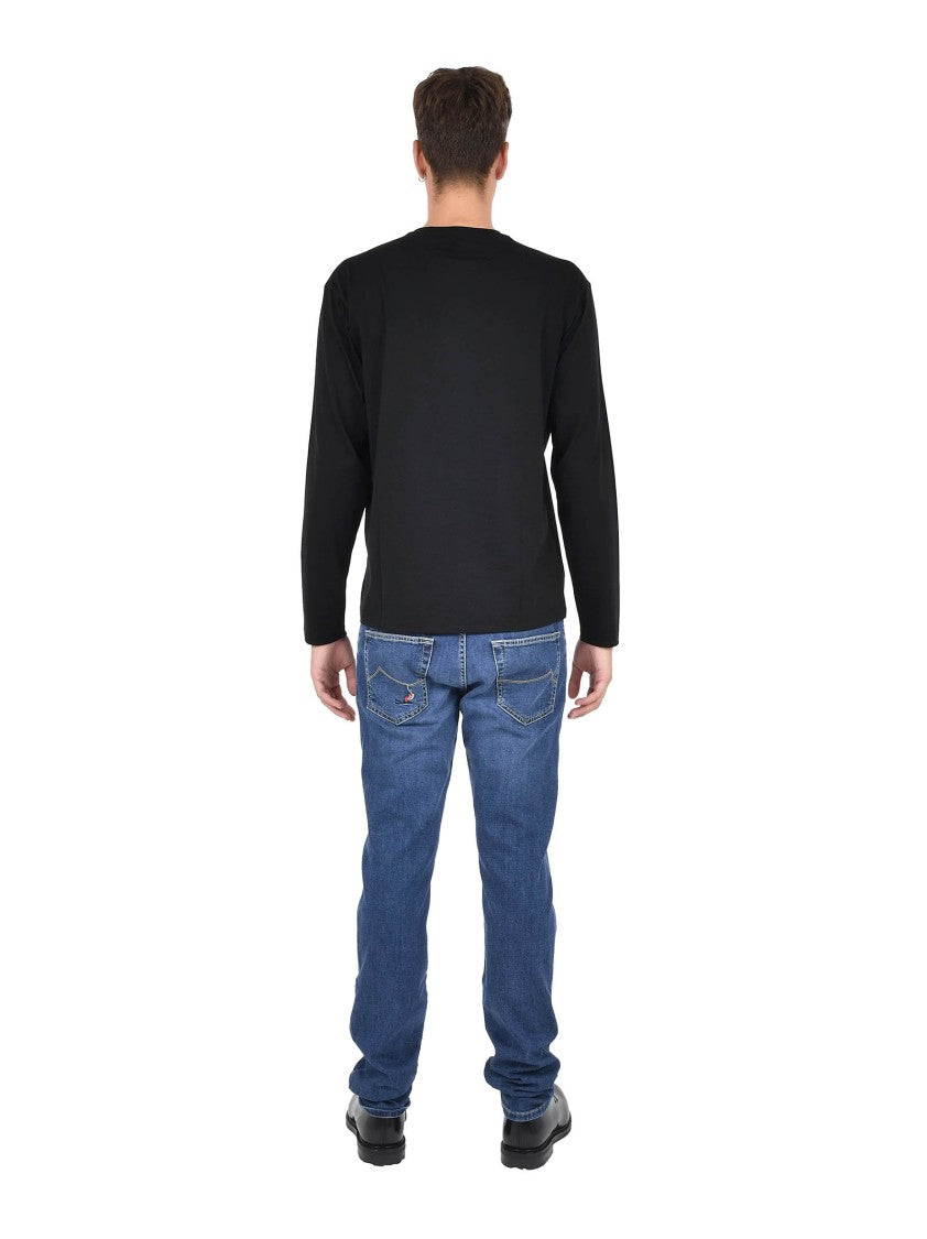 Low Brand Regular-Fit Long-Sleeved Wool Crewneck