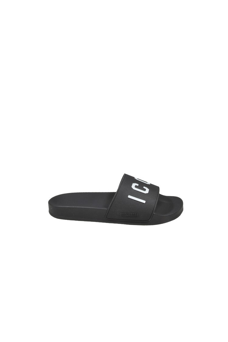 Dsquared2 Open-Toe Slides With Logo Print