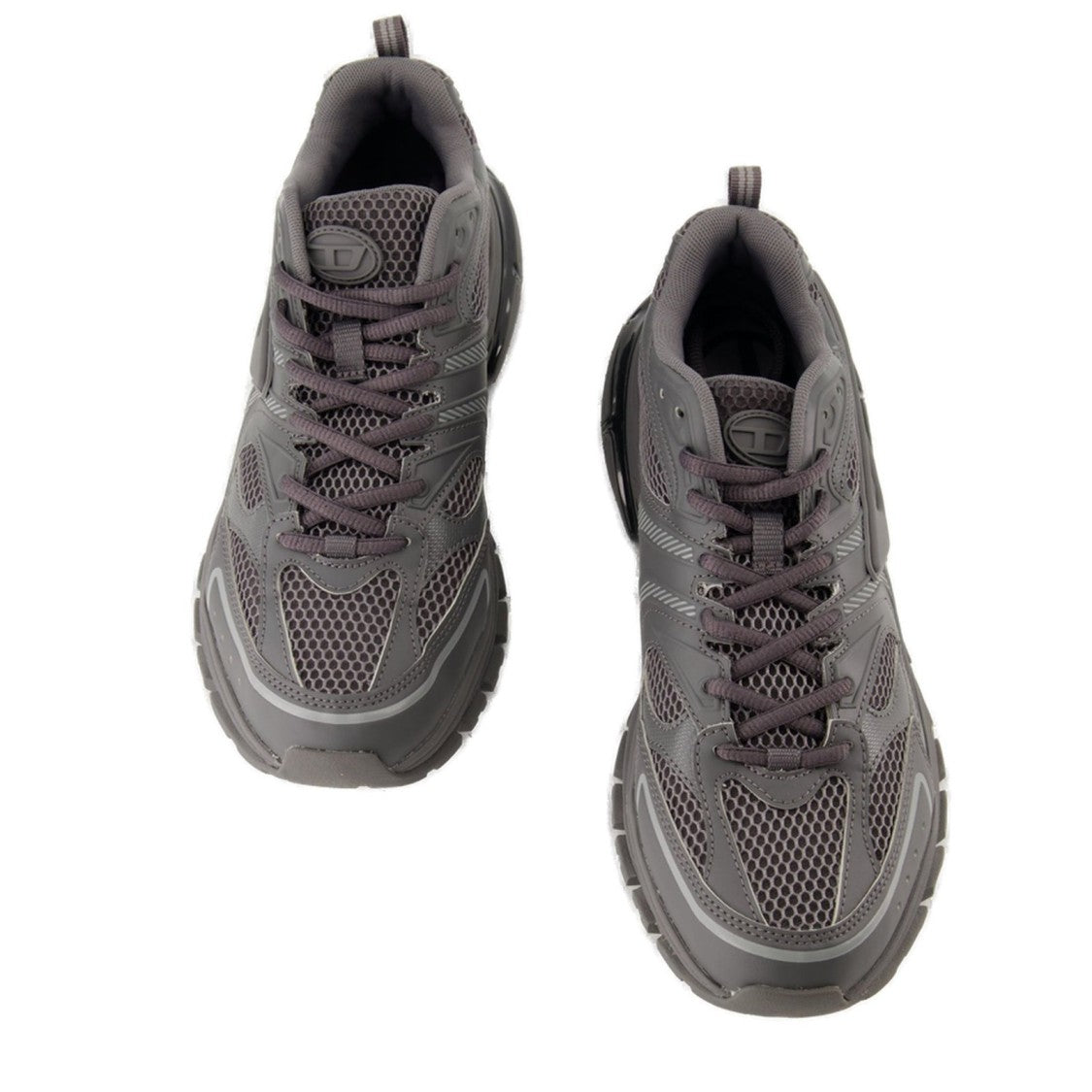 Diesel Chunky Textured Sneakers With Sculpted Sole