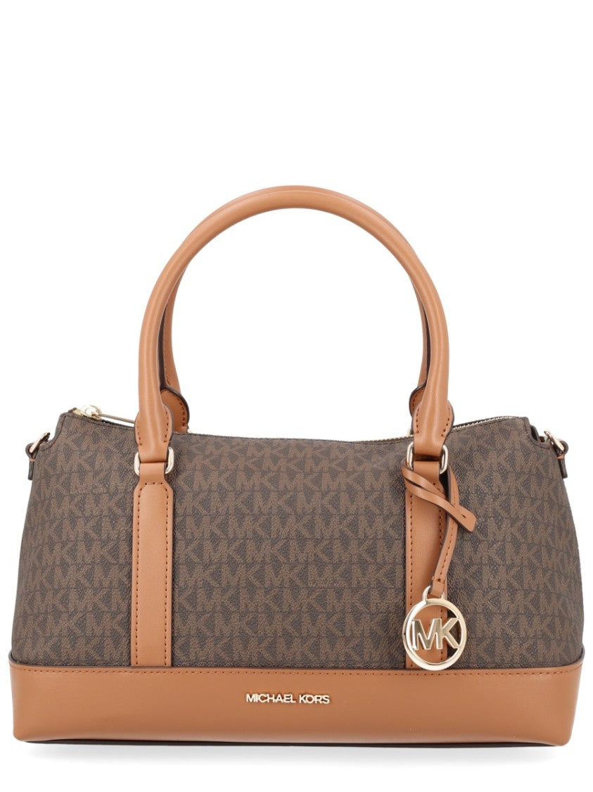 Michael Michael Kors Andie Monogram Cylindrical Silhouette Handbag