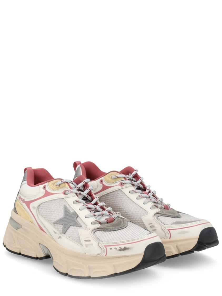 Golden Goose Lightstar Distressed Layered Chunky Sneakers