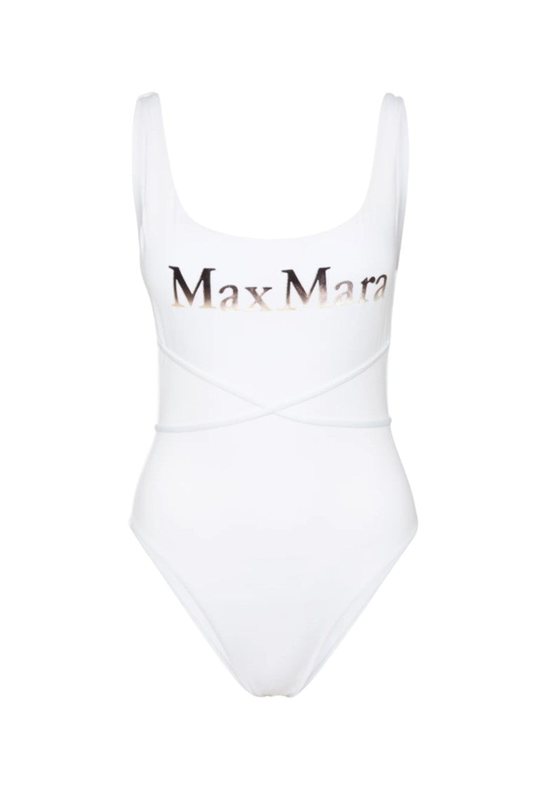 Max Mara Fitted One-Piece Swimsuit With Square Neckline