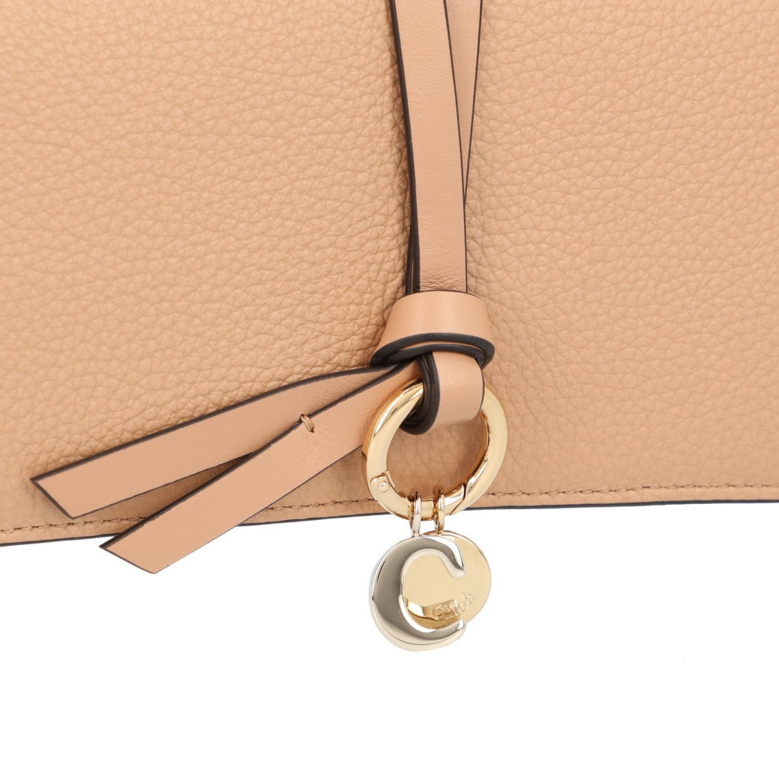 Chloé Bifold Long Wallet Beige
