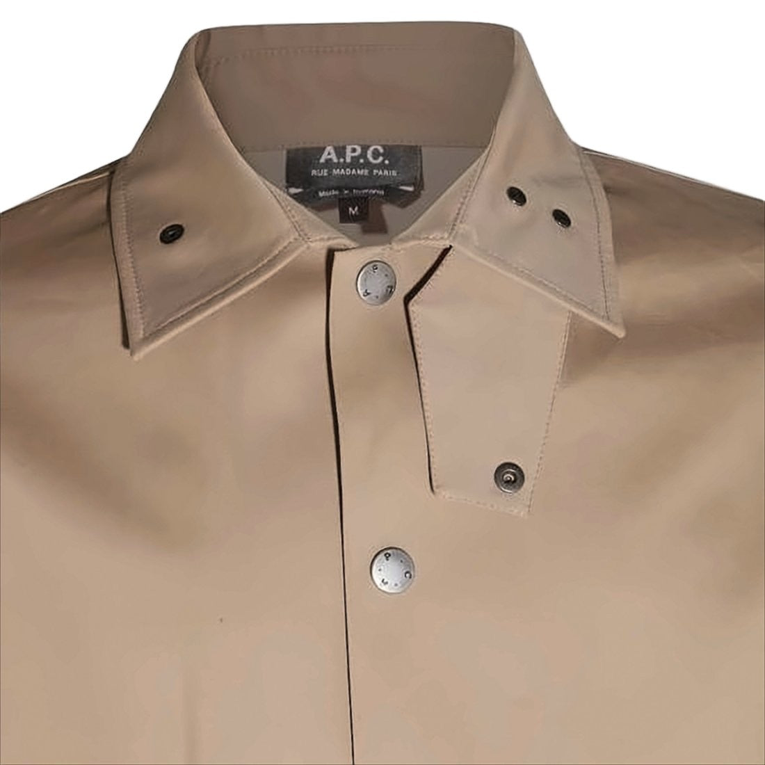 A.P.C. Mid-Length Cotton A.P.C. Coat With Classic Collar