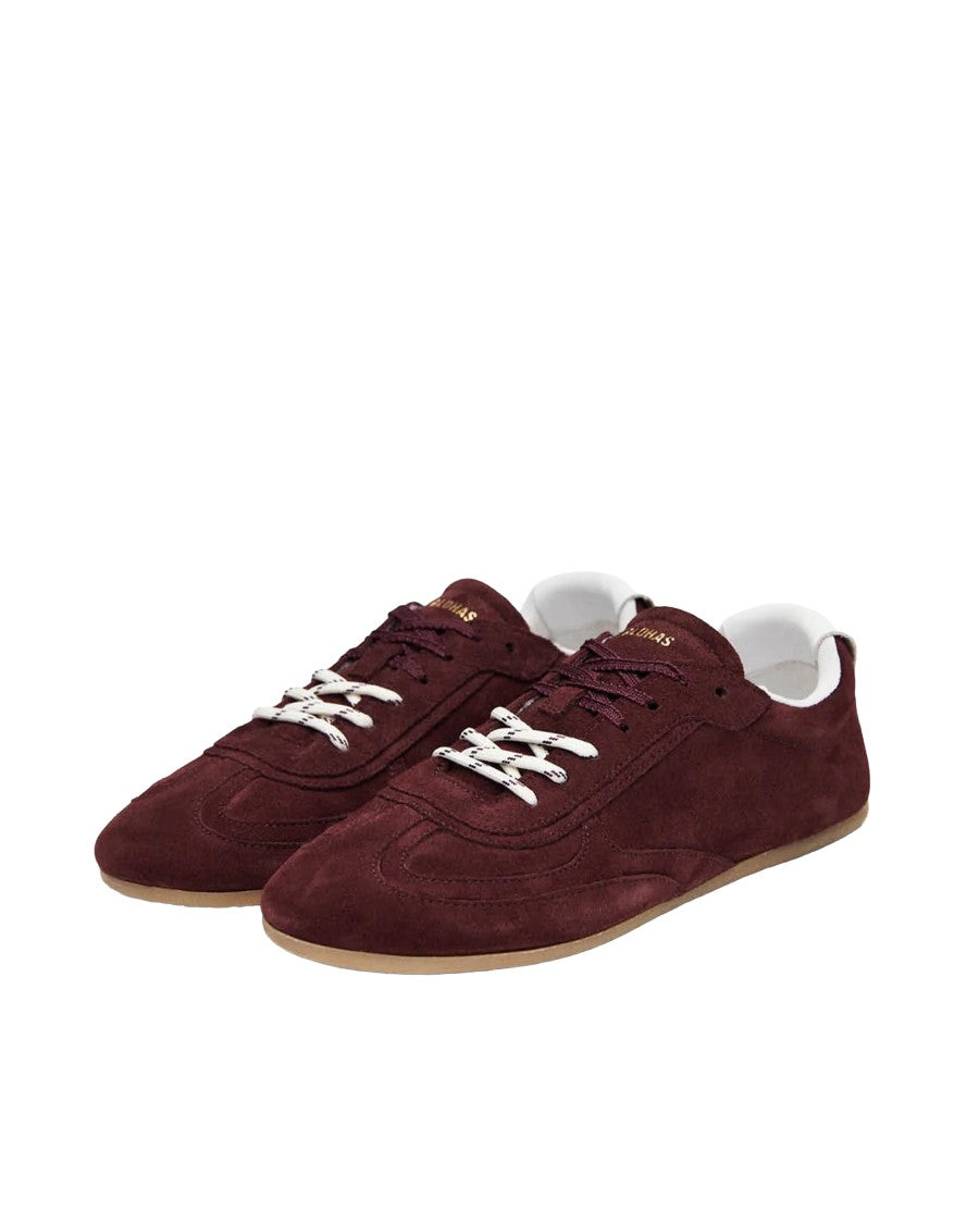 Alohas Tb.24 Burgundy Minimalist Cow Leather Sneakers