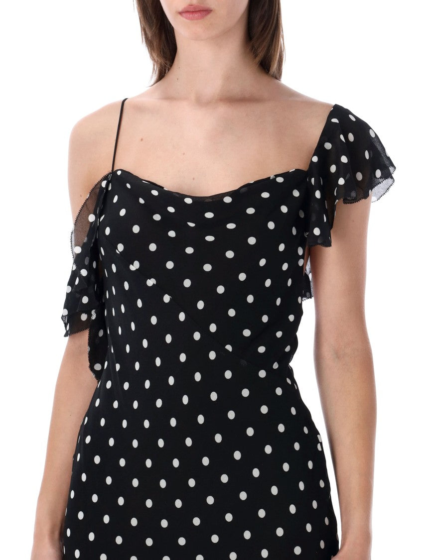 Self-Portrait Georgette Long Dress