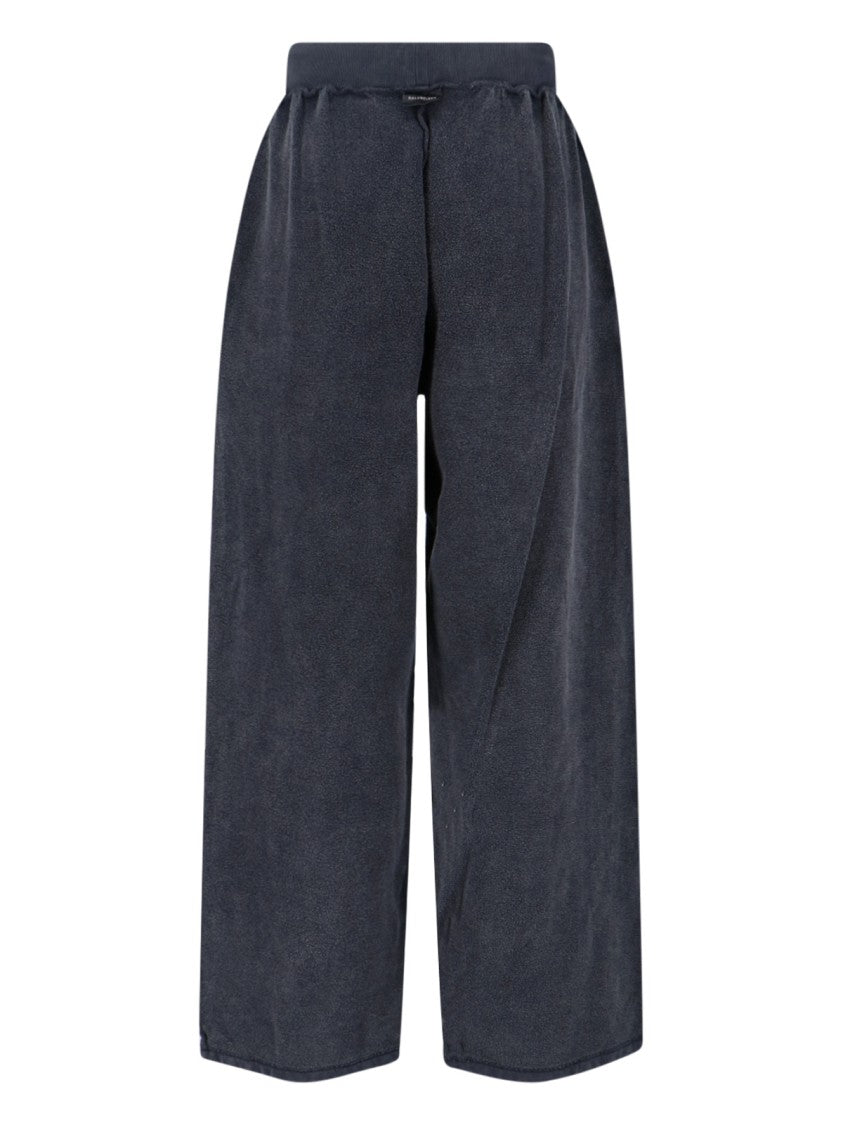 Balenciaga Tailored Black Trousers With Straight Leg Cut