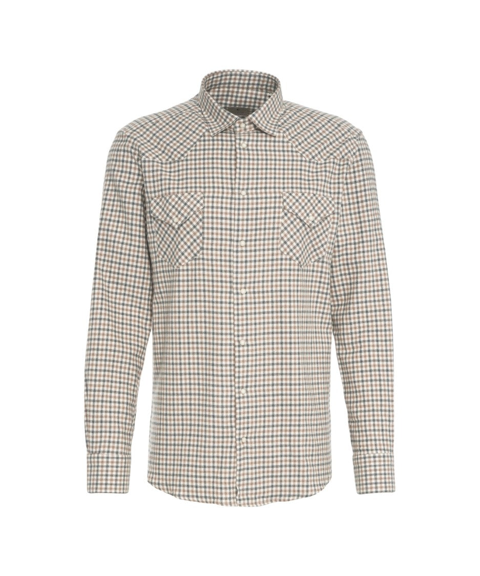 Bastoncino Checked Flannel Shirt