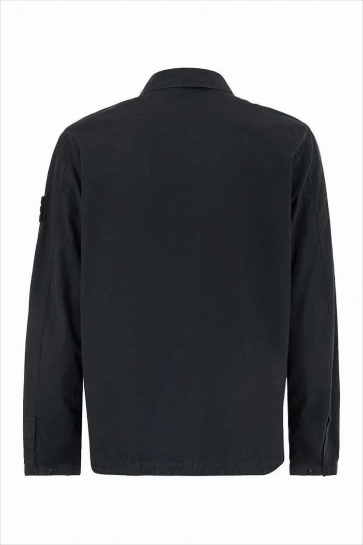 Stone Island Minimalist Black Cotton Stone Island Jacket