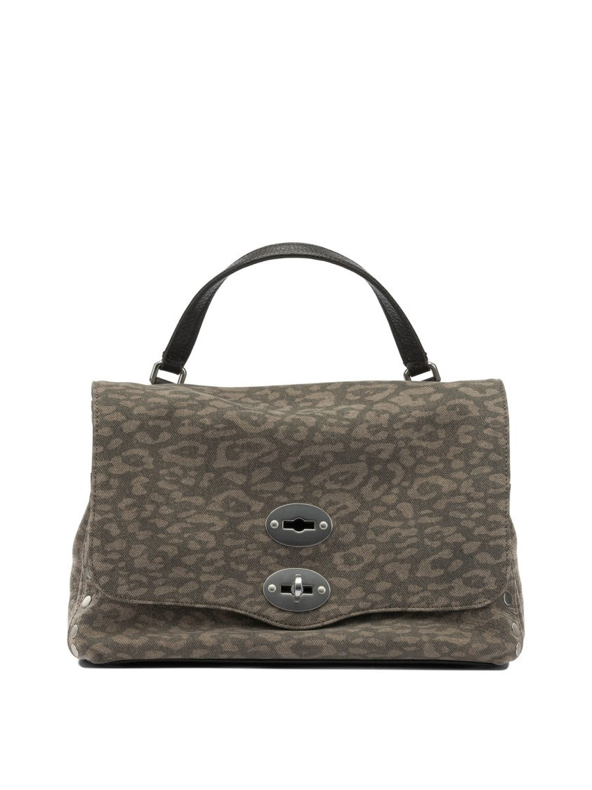 Zanellato Structured Shoulder Bag With Animal Print