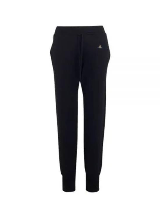 Vivienne Westwood Tapered Navy Jogger Pants With Cashmere Blend