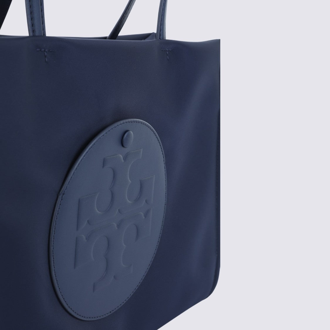 Tory Burch Structured Tote Bag With Embossed Logo And Matte Finish