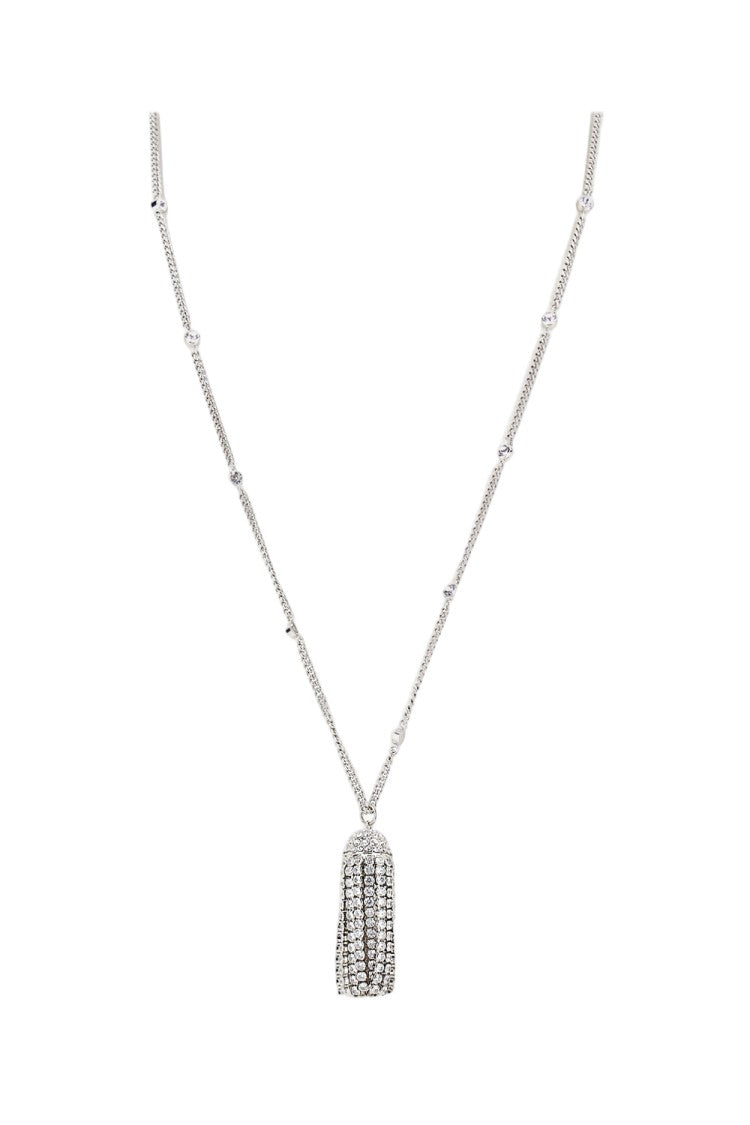 Rabanne Rhinestone-Embellished Pendant Necklace