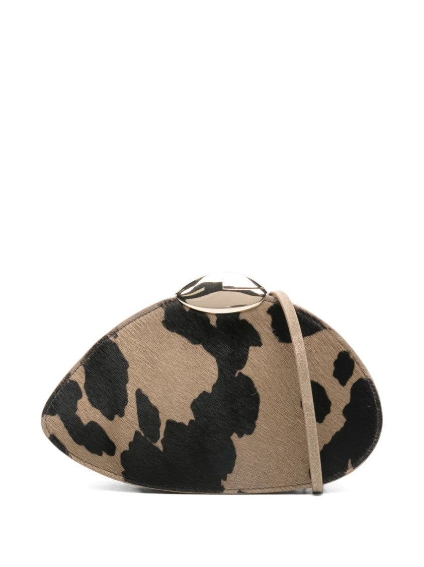 Benedetta Bruzziches Structured Handbag With Top Handle And Detachable Strap