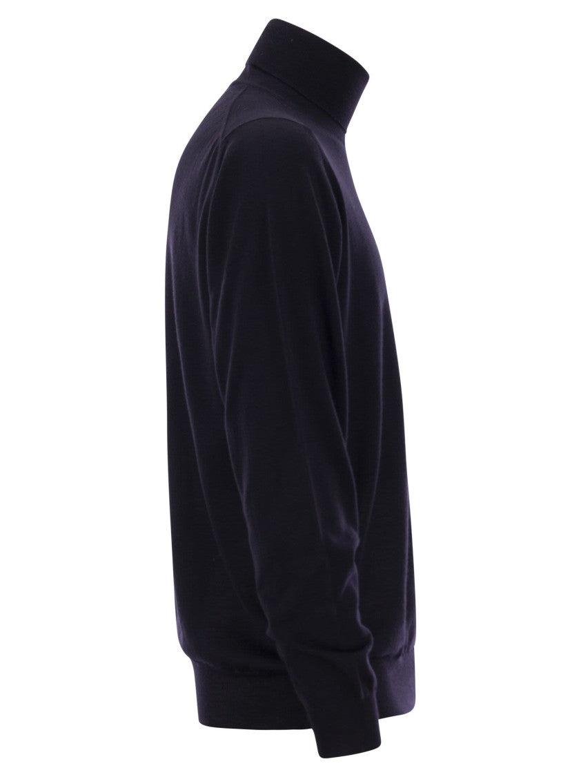 Fedeli Turtleneck Sweater In Virgin Wool