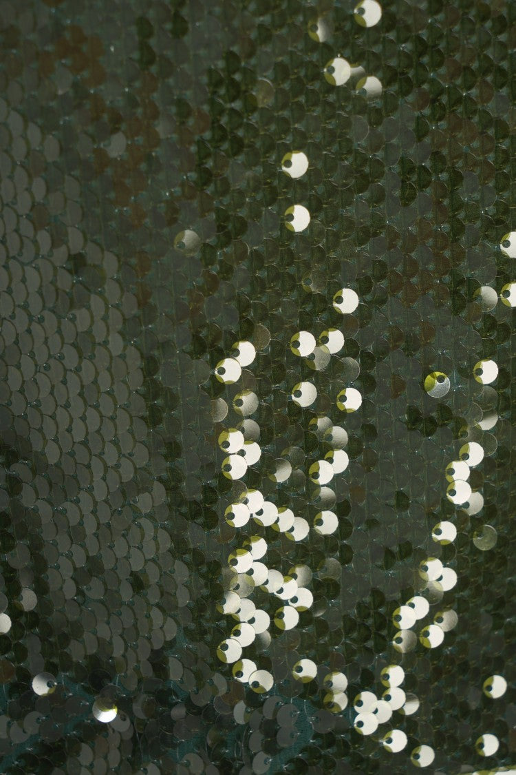 Jucca Sequined Sleeveless Top With Round Neckline And Structured Shoulders