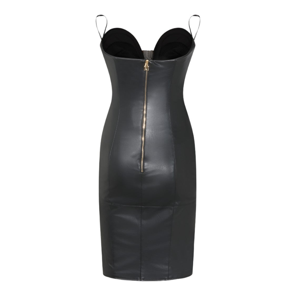 Elisabetta Franchi Strapless Sweetheart Form-Fitting Midi Dress