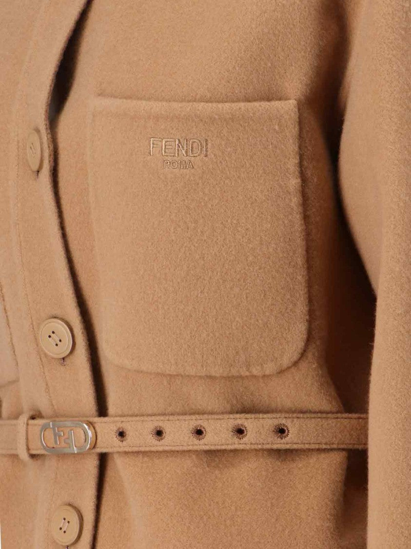 Fendi Shirt Jacket – Brown