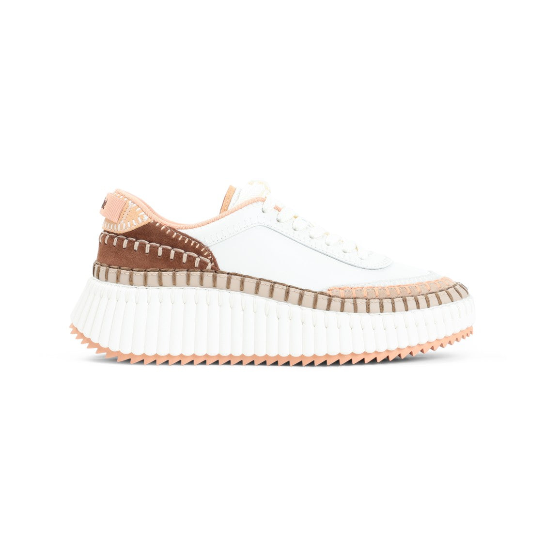 Chloé Chunky Sole Sneakers With Ribbed Texture