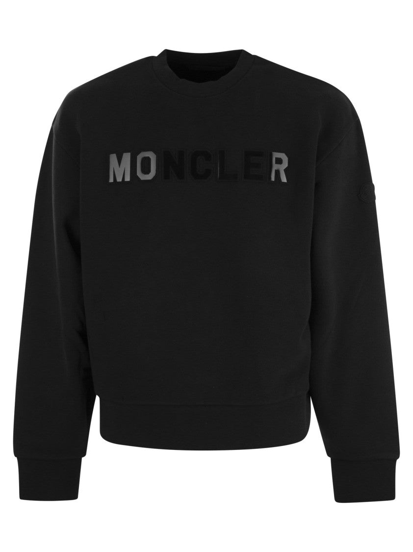 Moncler Oversized Cotton Jersey Sweatshirt