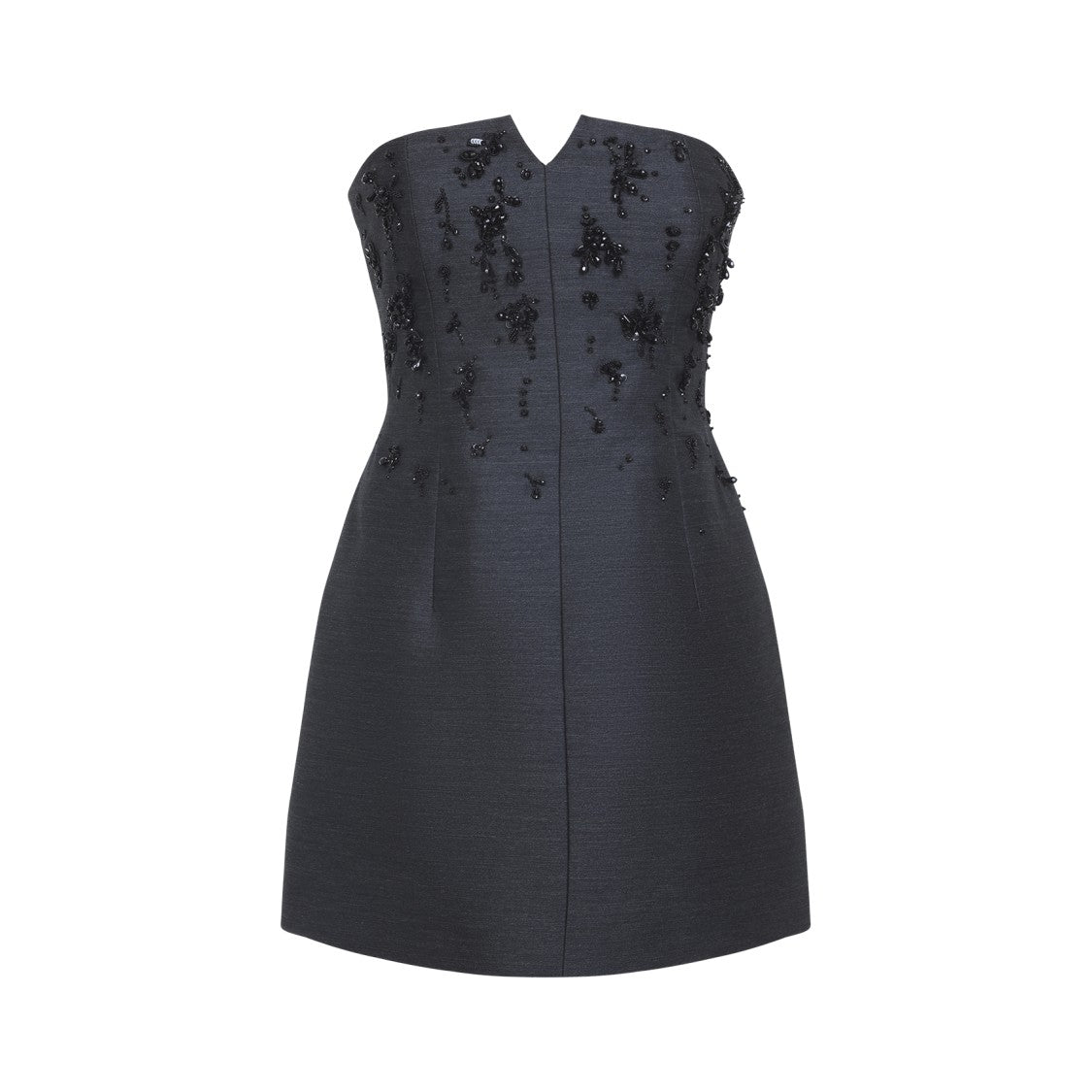 Alberta Ferretti Structured Strapless Mini Dress