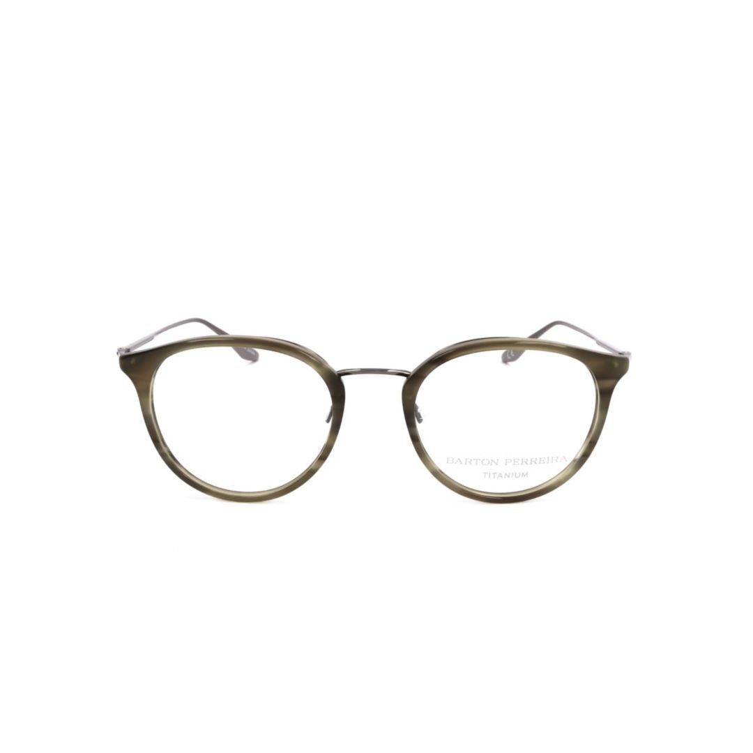 Barton Perreira Bp5095 481Xm Round Frame Eyeglasses With Gradient Olive Finish