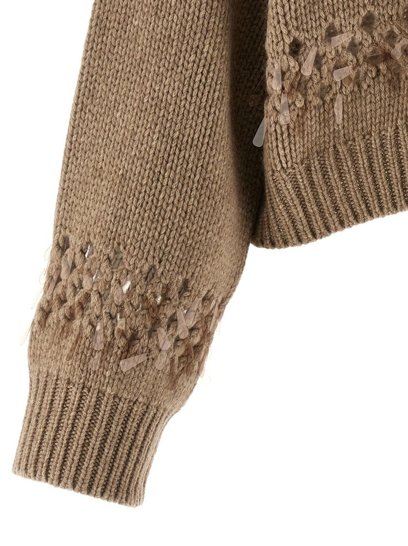 Brunello Cucinelli Drop Sequin Sweater