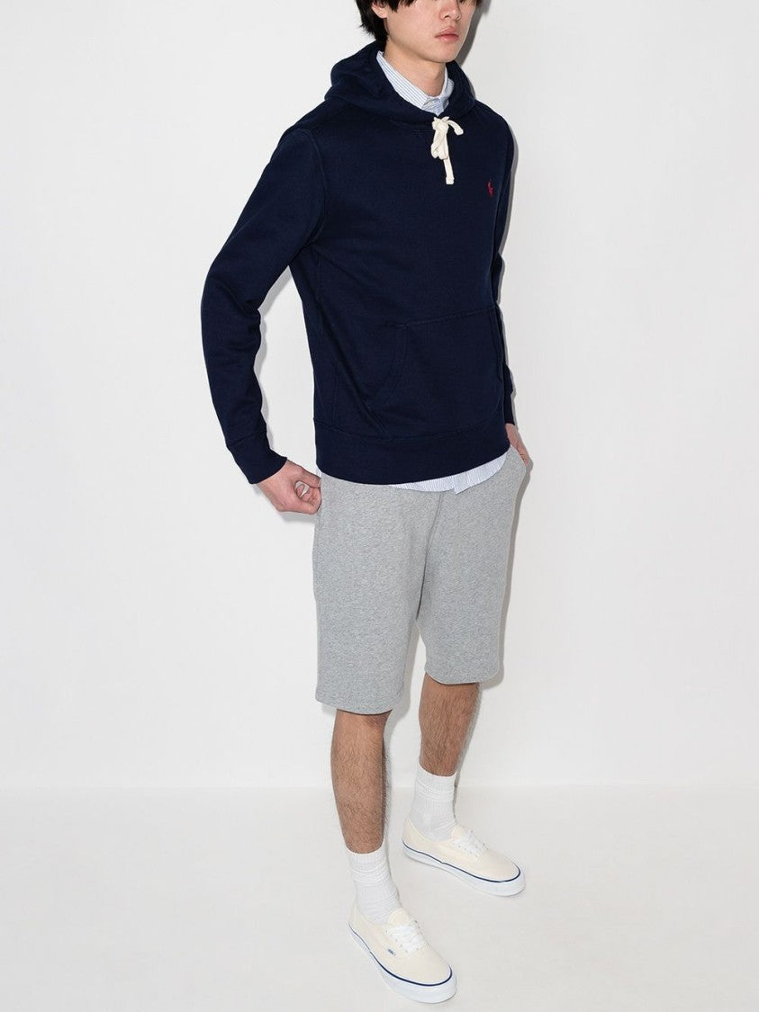 Polo Ralph Lauren Navy Blue Drawstring Embroidered Hoodie