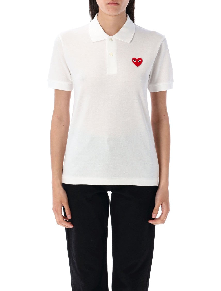 Comme Des Garçons Polo Shirt Crafted From Soft Cotton