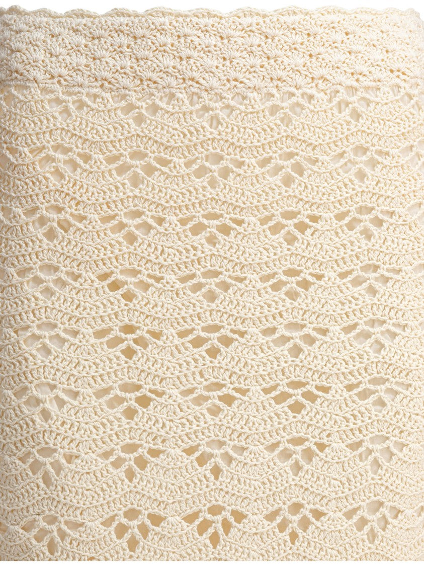 Zimmermann Rhiannon Crochet Skirt