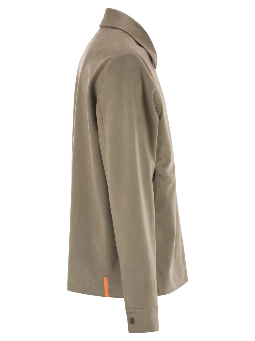 Rrd Eco Suede Jacket With Nubuck Effect