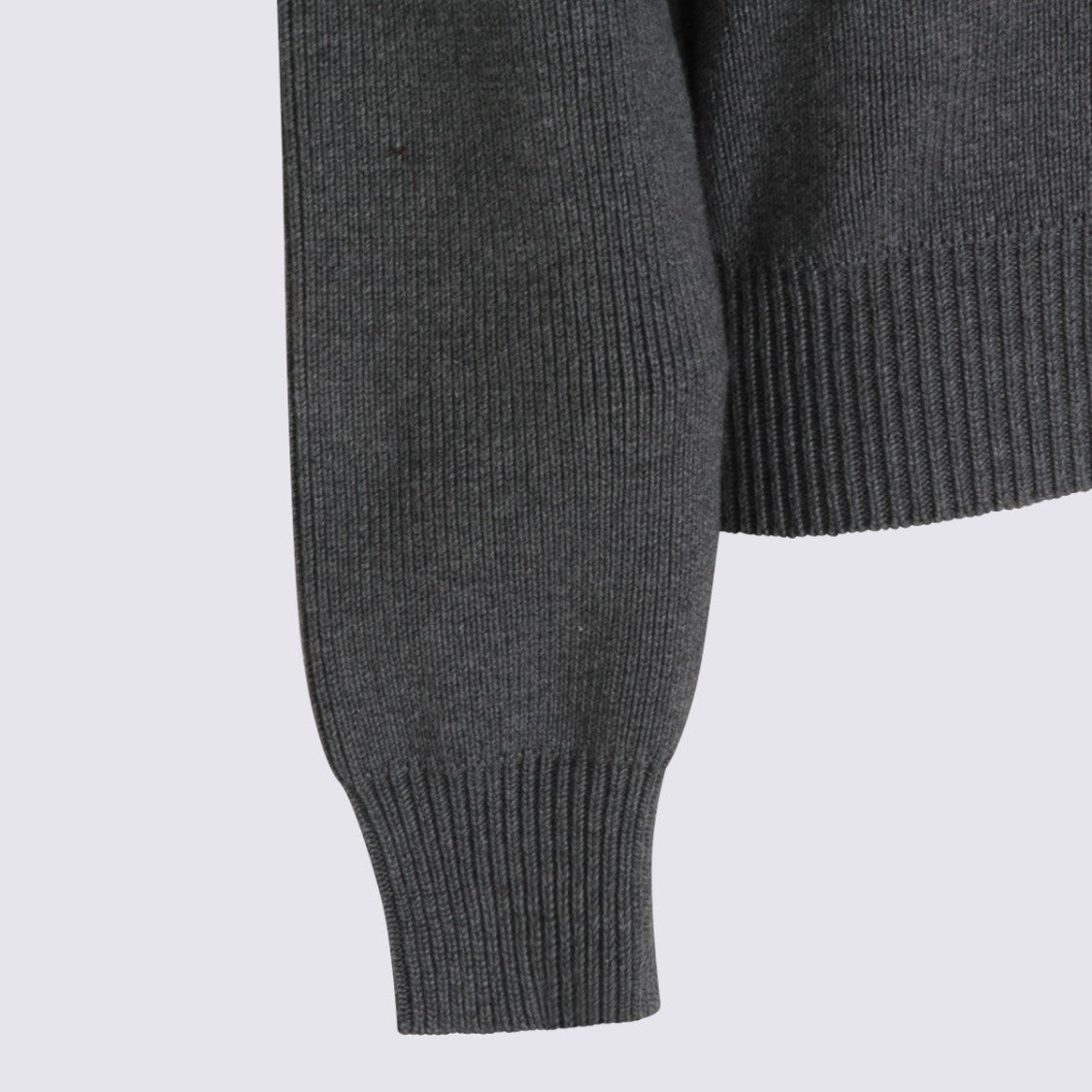 Golden Goose Textured Knit Sweater With Contrasting Back Detail